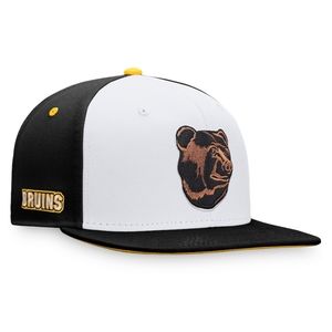 Boston Bruins Fanatics Black Special Edition 2.0 Snapback Hat Reverse Retro